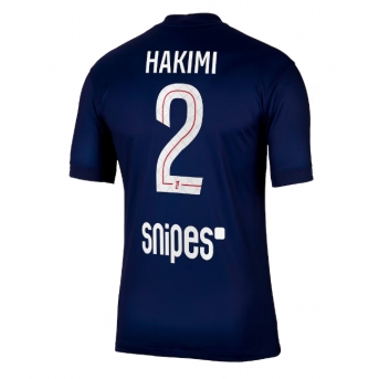 Billige Fotballdrakt Paris Saint-Germain Achraf Hakimi #2 Replika Hjemmedrakt 2025-26 Kortermet
